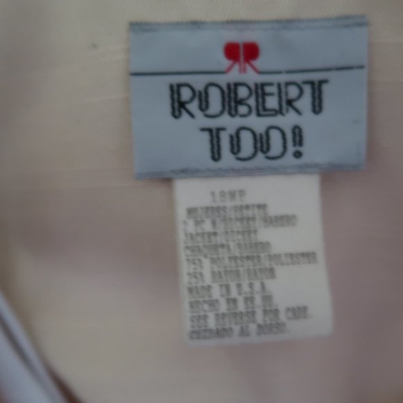 Vintage Women's Robert Too 2-Piece Jacket Dress with Tags Size 18WP - Picture 7 of 10
